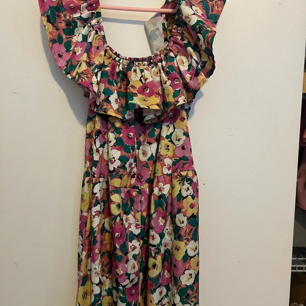 Floral Ruffle Romper - Picture 2 of 3